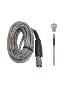 Wilson 305830 18' Mini 8 Tinned Copper Jumper with FME to PL-259 Adapter