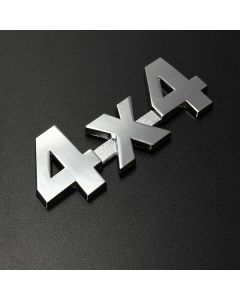 Chrome 4X4 3D Emblem