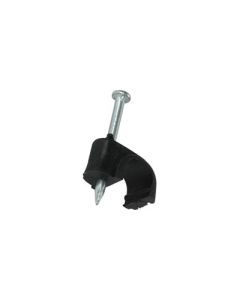 JVI 65-CC6B Single RG6 Cement Nail Cable Clip 100/pack