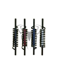 Black Widow 69" Open Coil Antenna-Black
