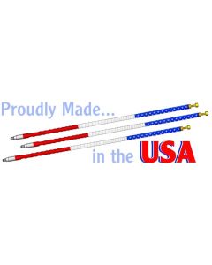 Firestik FS USA Red/White/Blue Striped Fiberglass Antenna-3 Foot
