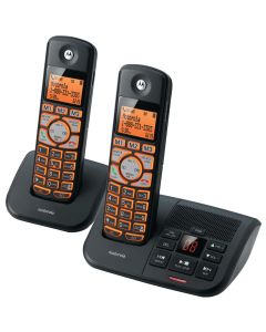 Motorola K702B DECT 6.0 Black Cordless Phone and Answering System
