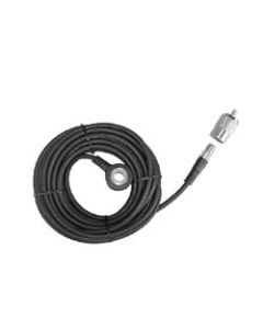 Firestik MU-9R18 18' RG59 Co-Phase Coax w/ Mini UHF to Fire Ring Connection