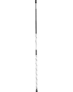 4.5' Quad Wound Antenna White