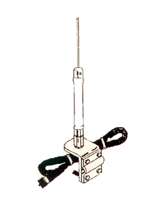 Everhardt SNGP-4 WH White 4' No Ground Stainless Steel Antenna Kit